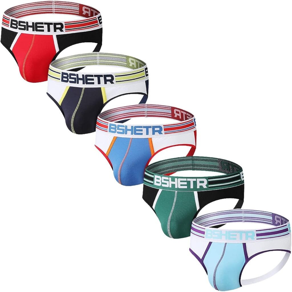 BSHETR Athletic Supporter Jockstrap - Ultra Soft, Breathable and Stylish Underwear for Men