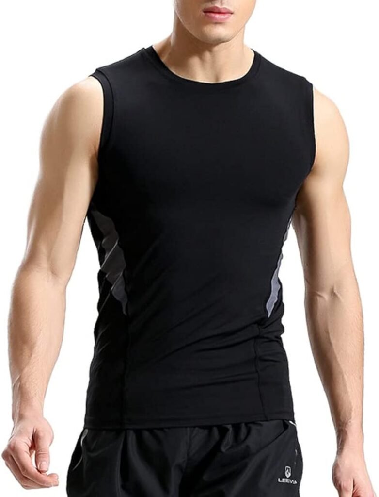 Compression Tank Top for Men Shapewear Slimming Body Shaper Vest Tummy Control Undershirts