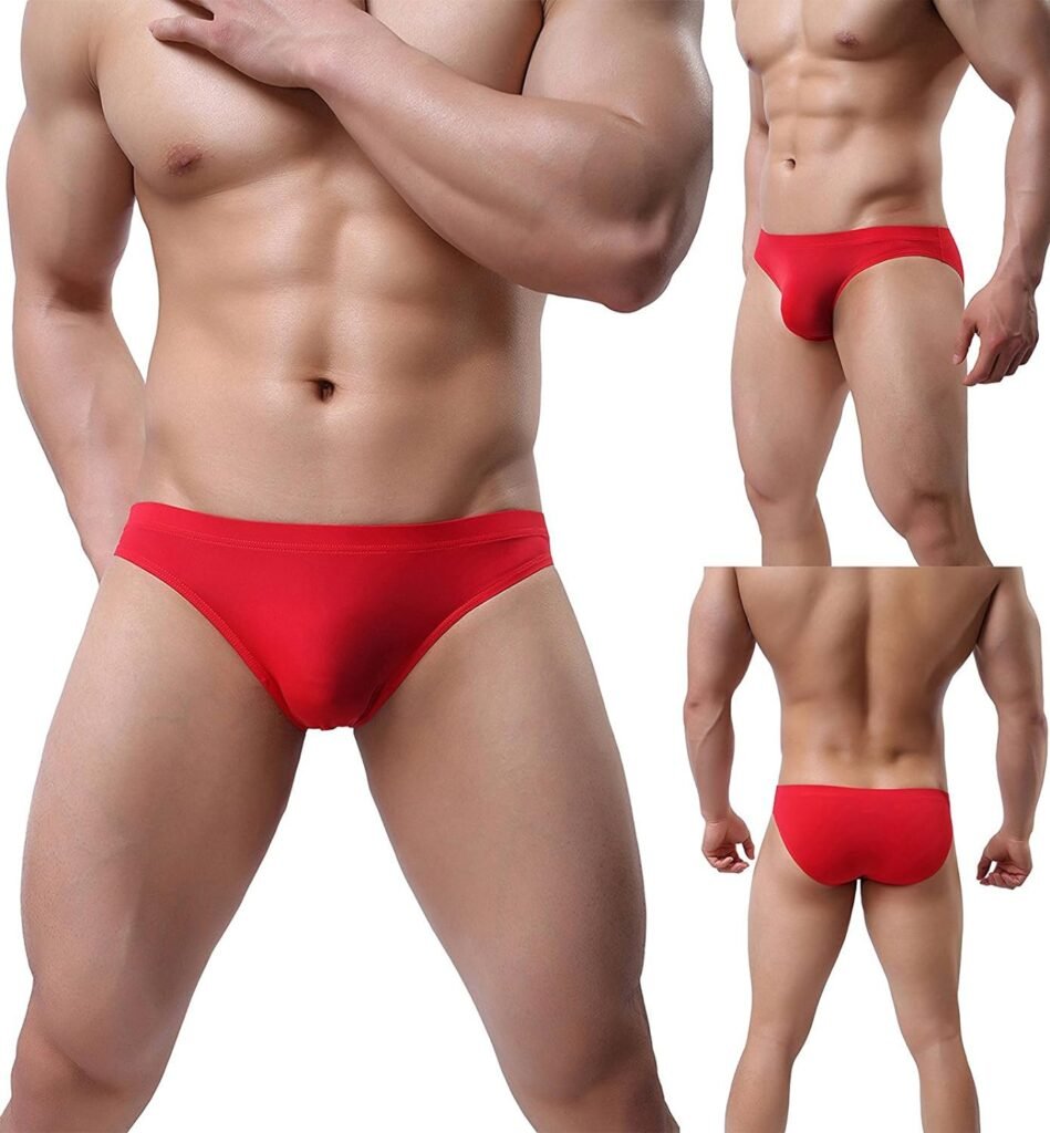 Gudan LSAMDIR Mens Silky Bikini Briefs Low Rise Pack of 4 or 8