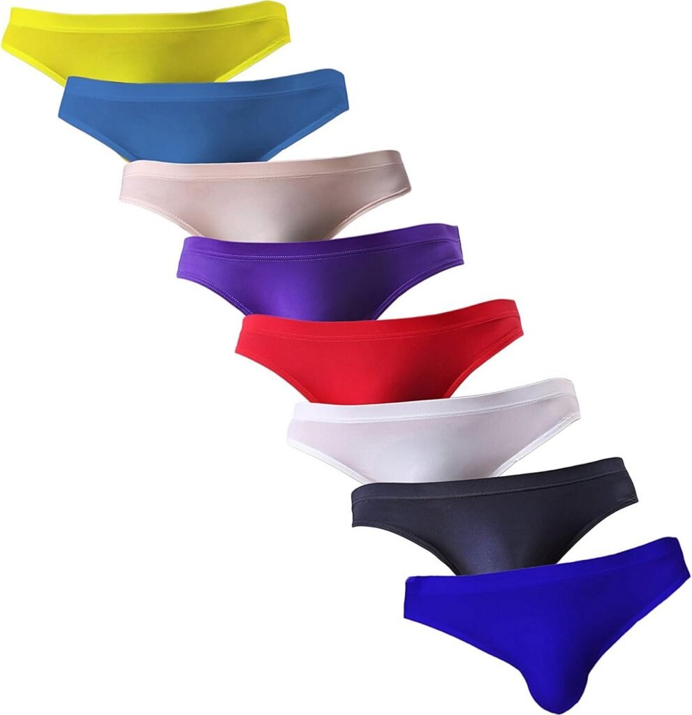 Gudan LSAMDIR Mens Silky Bikini Briefs Low Rise Pack of 4 or 8