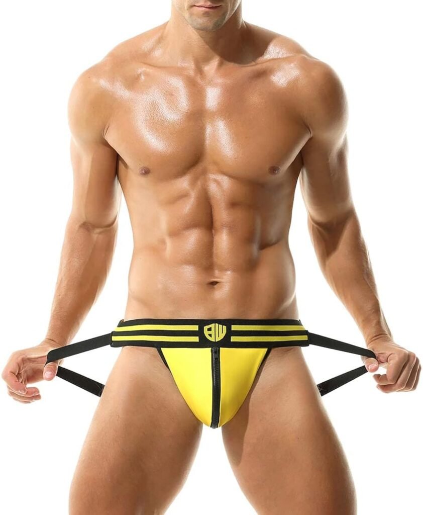 Locker Jockstrap With Zipper Men Athletic Supporters Underwear