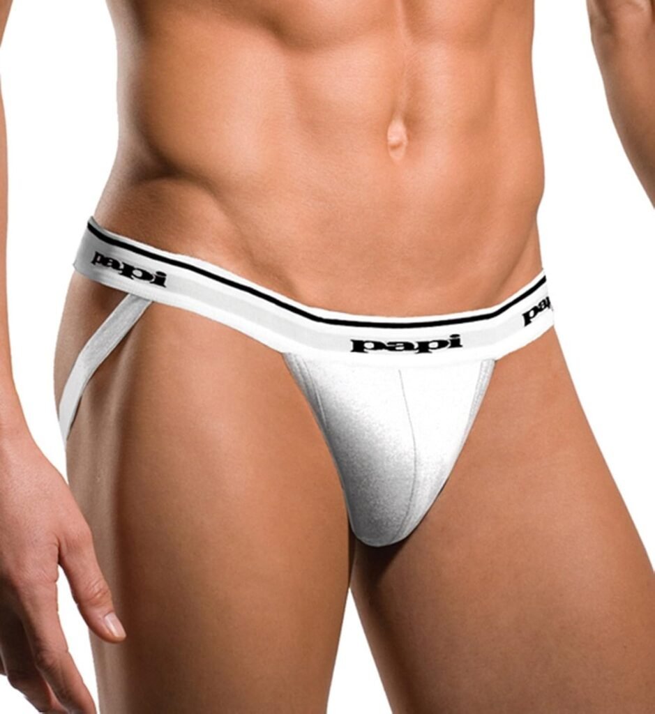 Mens 3-Pack Jockstrap, Athletic Supporter, Breathable Male Workout Underwear