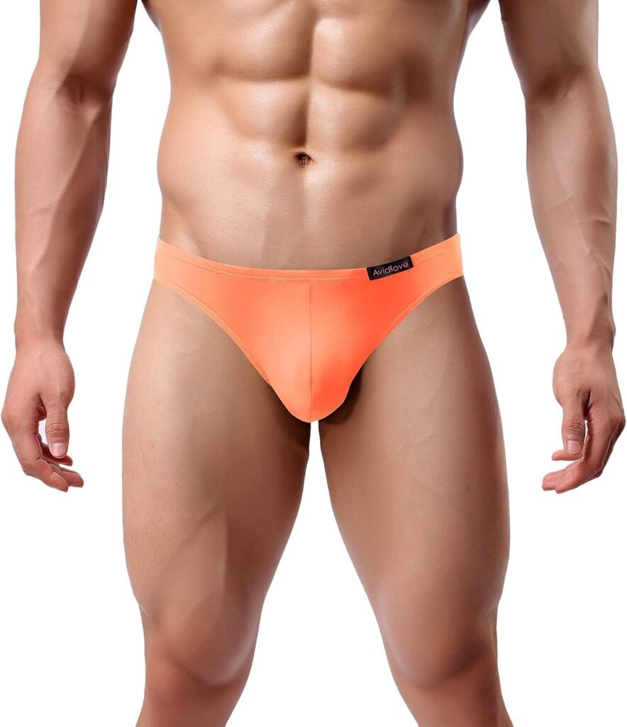 Mens Bikini Underwear Low Rise Briefs Microfiber Underpants 4 Pack