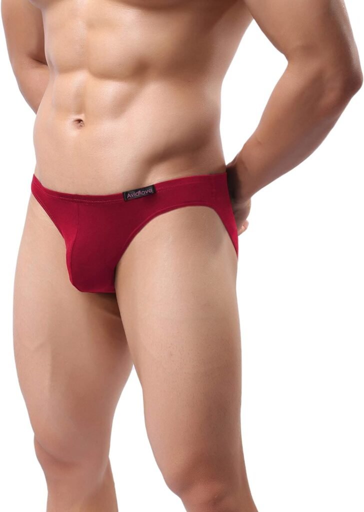 Mens Bikini Underwear Low Rise Briefs Microfiber Underpants 4 Pack