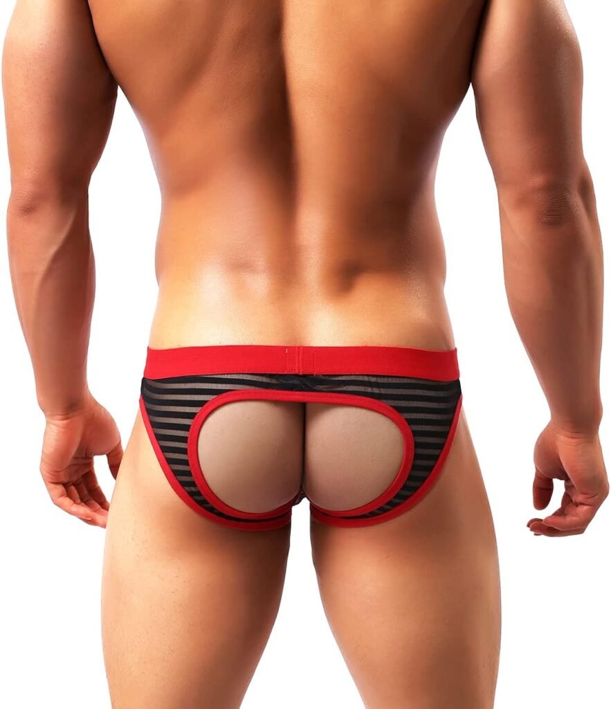 Mens Jockstrap Underwear Breathable Mesh Athletic Supporter Jock Straps