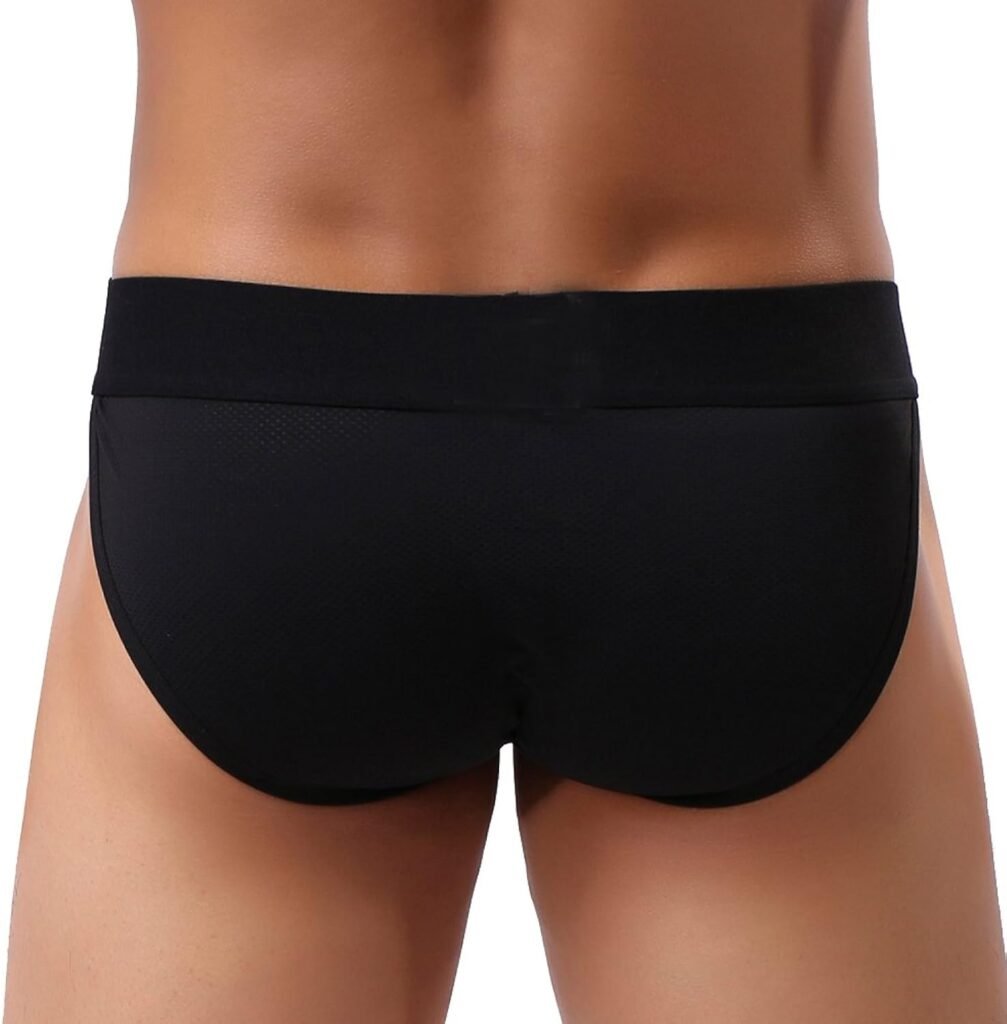 Mens Micro Mesh Stretch Bikini Briefs Pouch Underwear