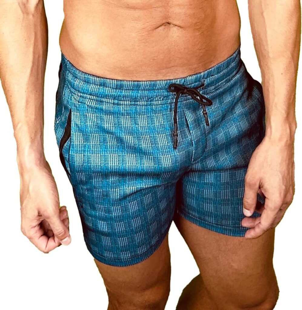 Mens Party Booty Shorts, Zippered Pockets, Rave  Festivals Shorts LGBTQ, Gay Weekender Shorts