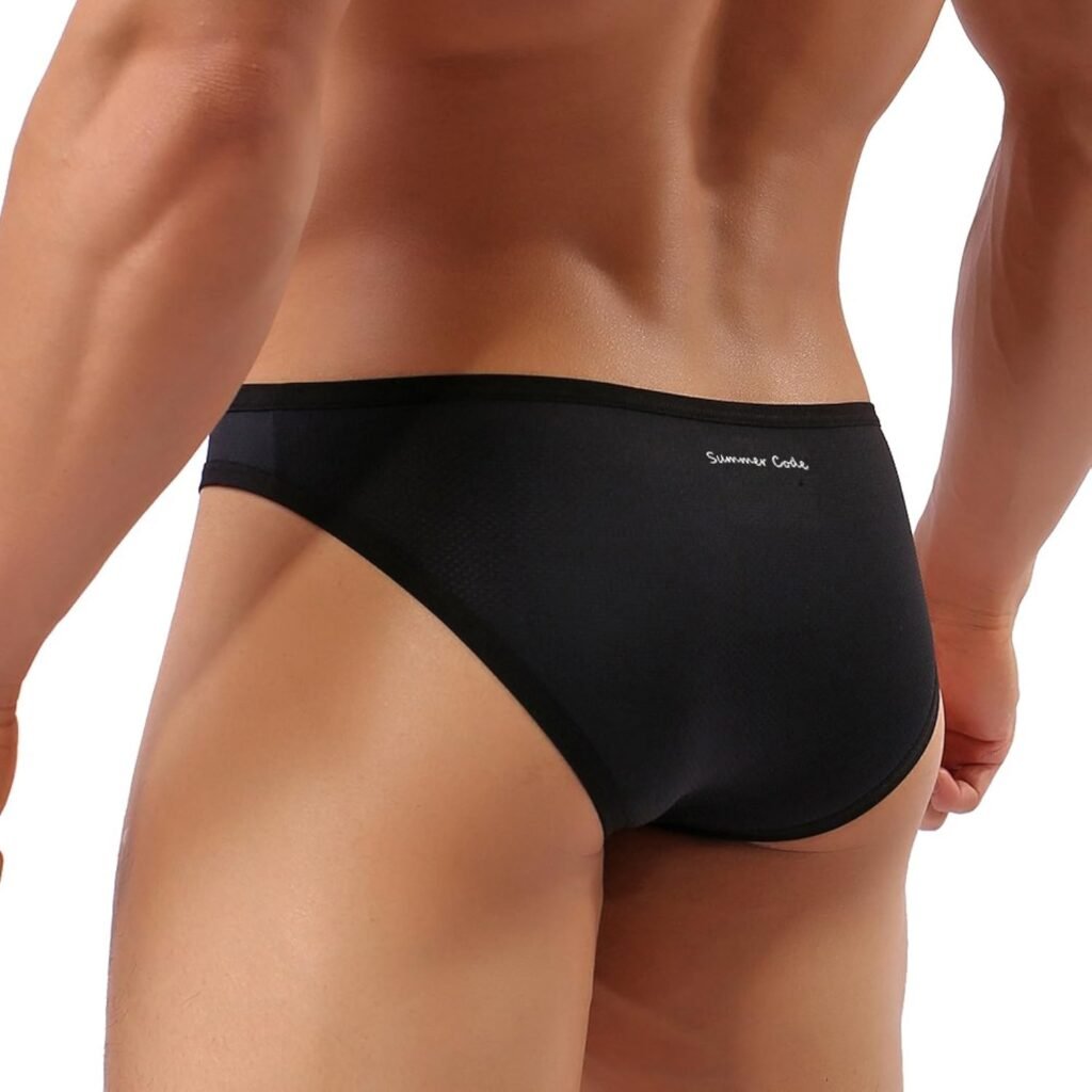 Mens Sexy Micro Mesh Briefs Soft Breathable Bulge Pouch Underwear