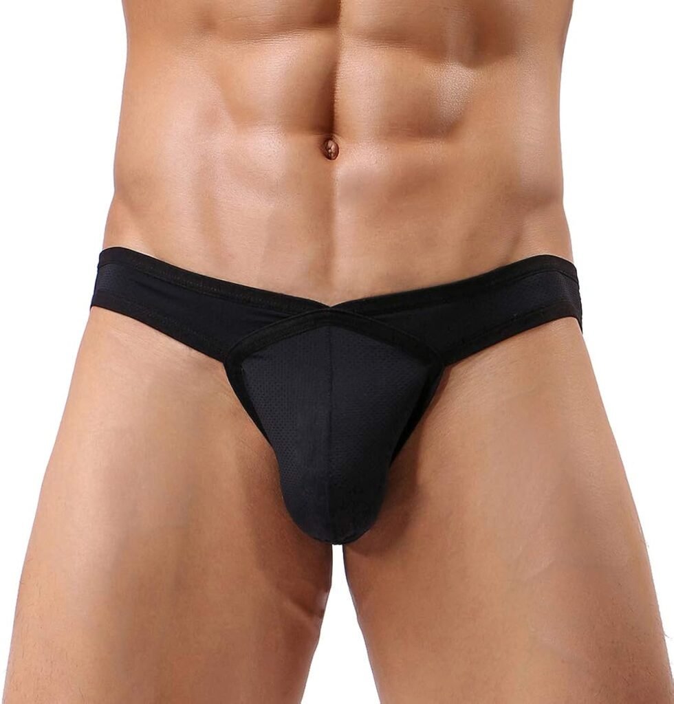 Mens Sexy Micro Mesh Briefs Soft Breathable Bulge Pouch Underwear