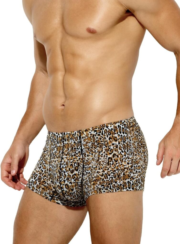 Mens Sexy Silky Trunks Underwear Boxer Briefs Multipack