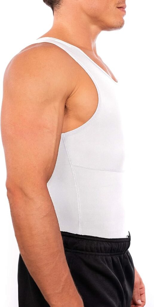 New Mens Compression Shirt Slimming Body Shapewear Undershirt