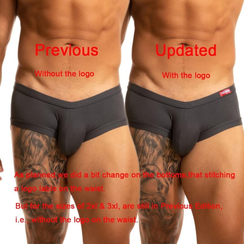 TADUANO Mens Underwear Boxer Trunk Briefs Low Rise Sexy Fashion with Pouch Mini Sport Underpants