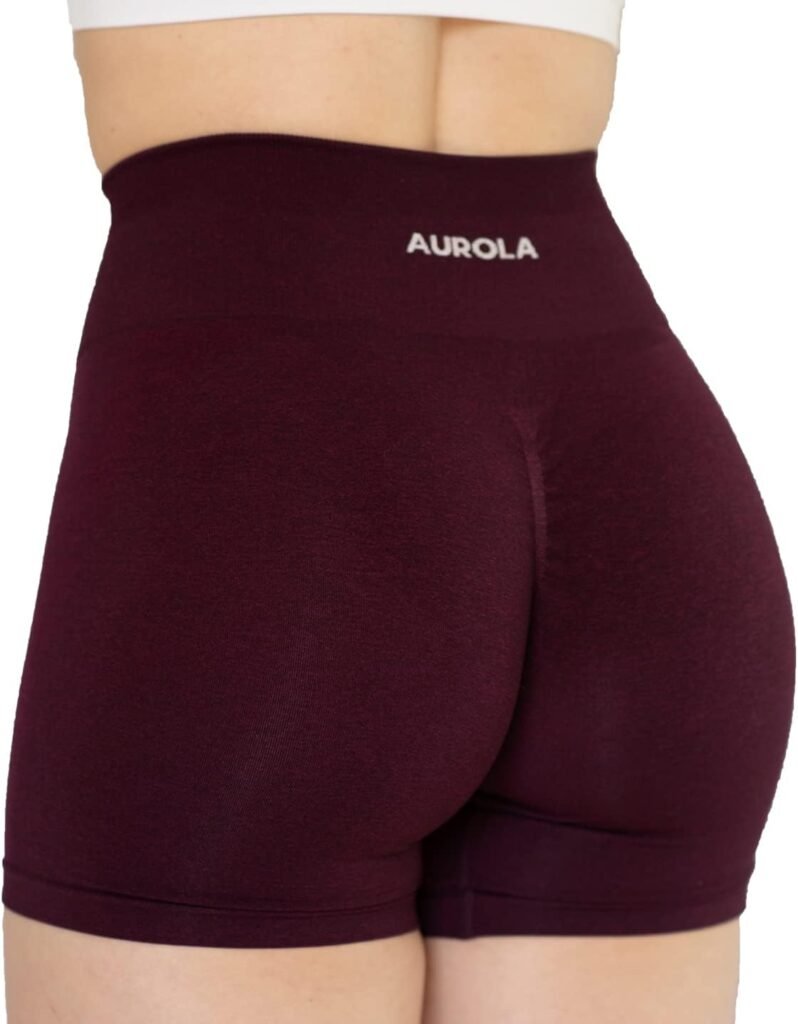 AUROLA Intensify Workout Shorts for Women Seamless Scrunch Active Exercise Fitness Amplify Shorts