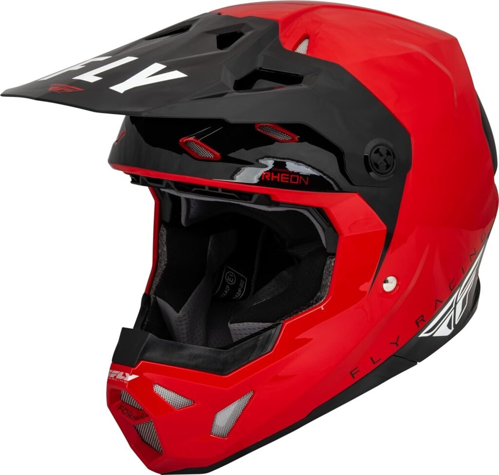 FLY Racing Adult Formula CP S.E. Rave Helmet (Black/Mint/Red, X-Large) ECE/DOT FMVSS 218 approved