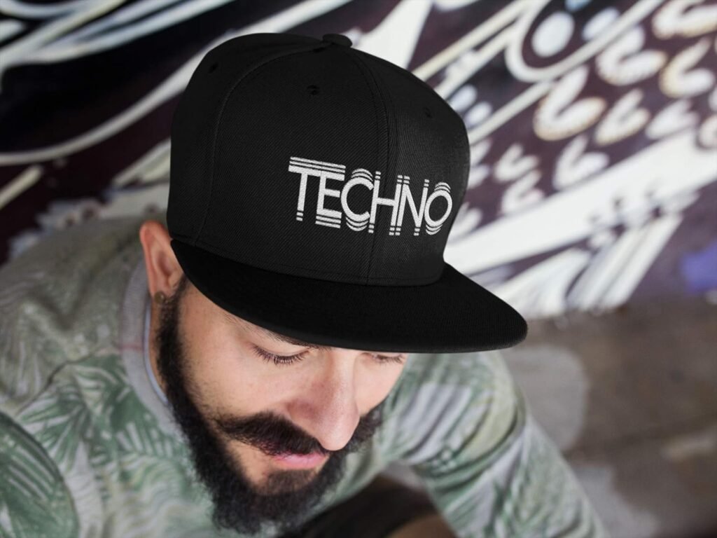 Future Vibe Apparel, Techno Rave Hat EDM Festival Snapback Psytrance Tech House Music Cap