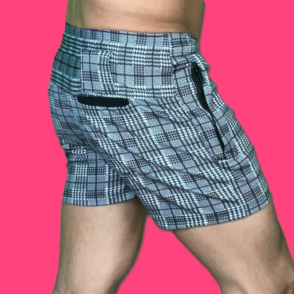 Mens Party Booty Shorts, Zippered Pockets, Rave  Festivals Shorts LGBTQ, Gay Weekender Shorts