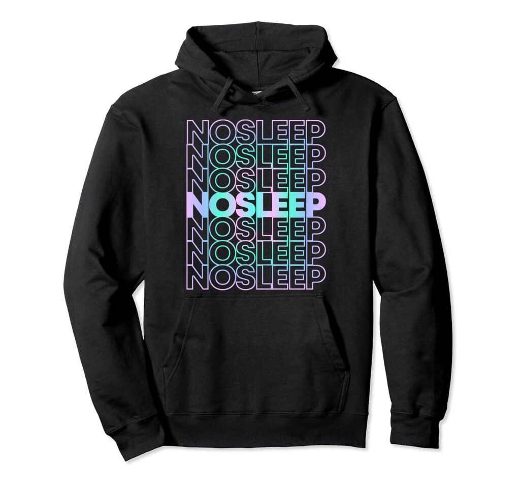 No Sleep Rave Festival EDM Pullover Hoodie