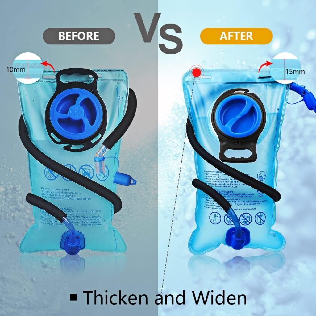 NONSAR 3L Hydration Backpack Pack with Water Bladder, Insulated Water Backpack for Women, Men, Kids, Keep Liquids Cool Up to 5 Hours, Daypack for Hiking, Running, Climbing, Rave, Festival