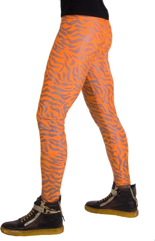 Revoler Fashion/Funstigators Festival Clothing: Mens Animal Print Costume or Rave Gear Leggings - Made in USA