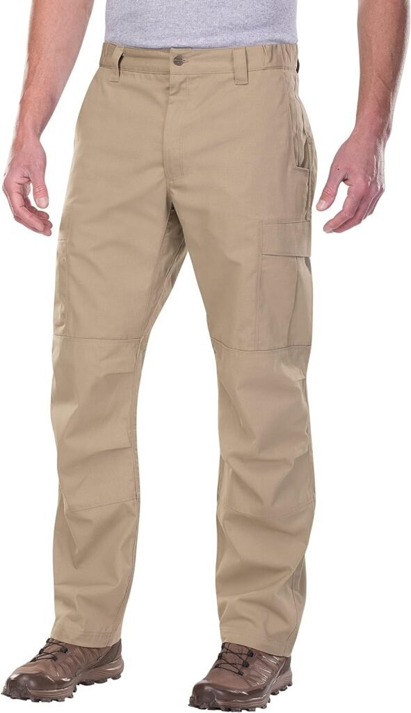 Vertx Phantom OPS Mens Tactical Pants Cargo Utility with Pockets, Lightweight Casual Outdoor Water-Resistant Work-Wear, EDC Gear Tactical Operations Pant, Relaxed-Fit, Desert Tan, 44x32