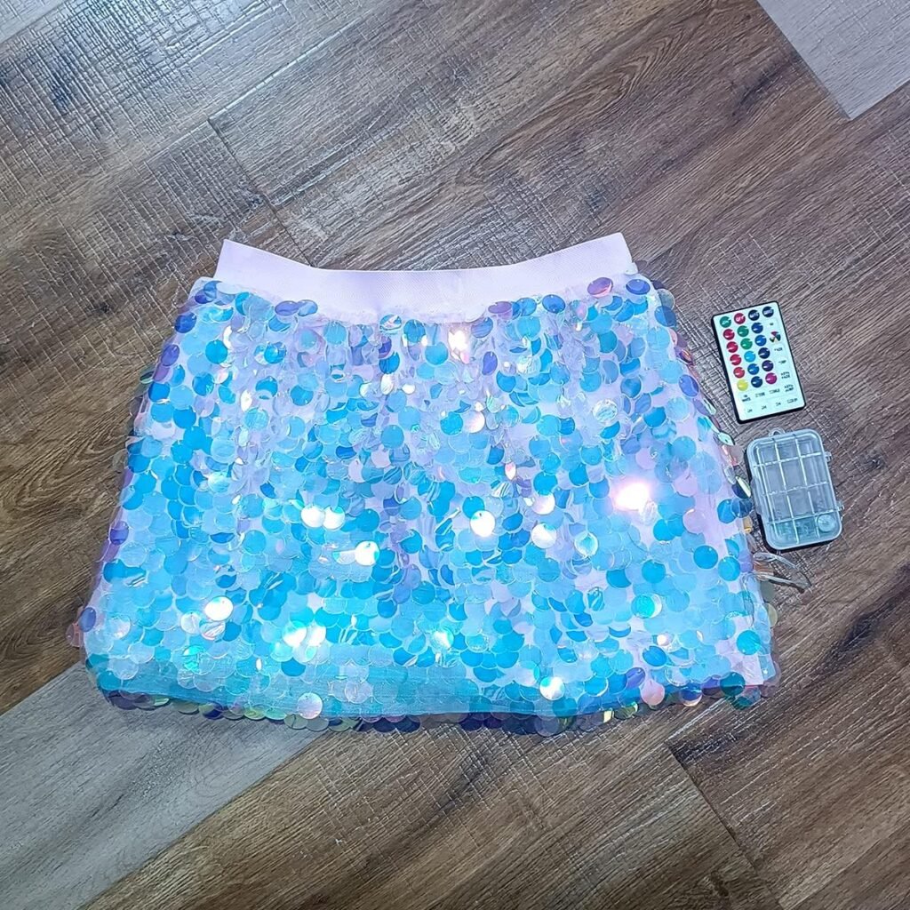 Womens Girls 15 Color LED Sequin Super Flash Jacket Light UP Rave Creative Outer Coat Stage Costume Xmas Party Fancy Dress Womens Girls 15 Color LED Sequin Super Flash Jacket Light UP Rave Creative Outer Coat Stage Costume Xmas Party Fancy Dress