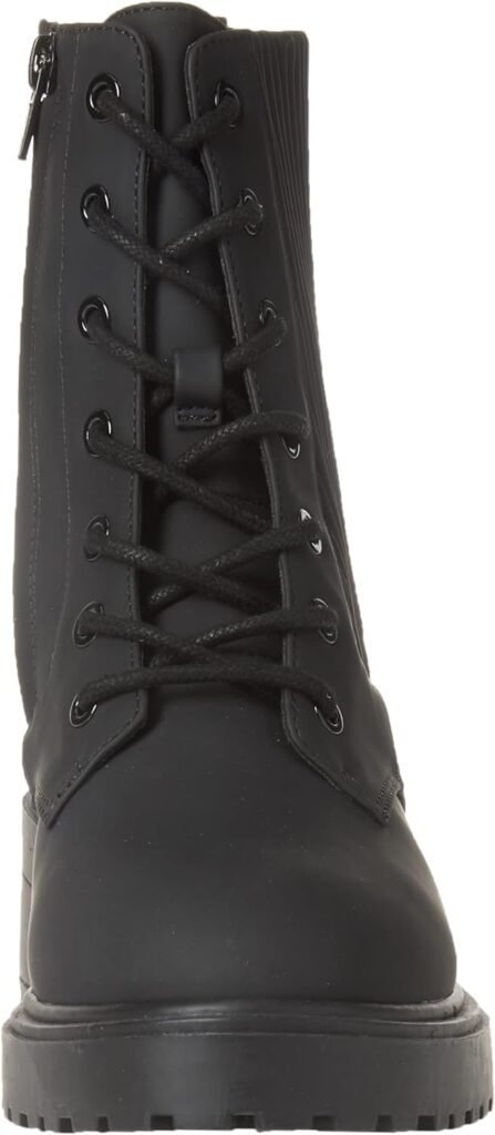 Amazon Essentials Womens Rubberized Combat Boot with Chunky Outsole