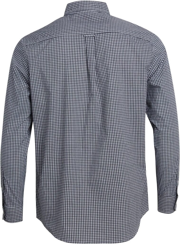 Chaps Mens Button Down Shirt - Long Sleeve Collared Shirt for Men: Wrinkle-Resistant, Sustainable (S-2XL)