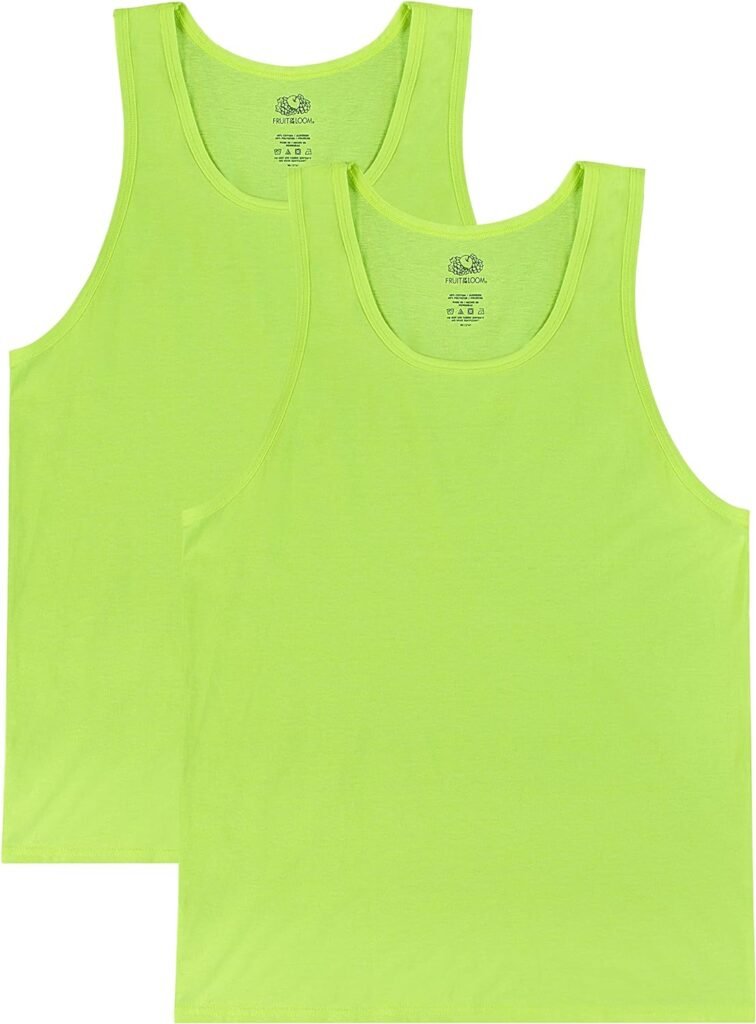 Fruit of the Loom Mens Eversoft Cotton Sleeveless T Shirts, Breathable  Moisture Wicking with Odor Control, Sizes S-4x