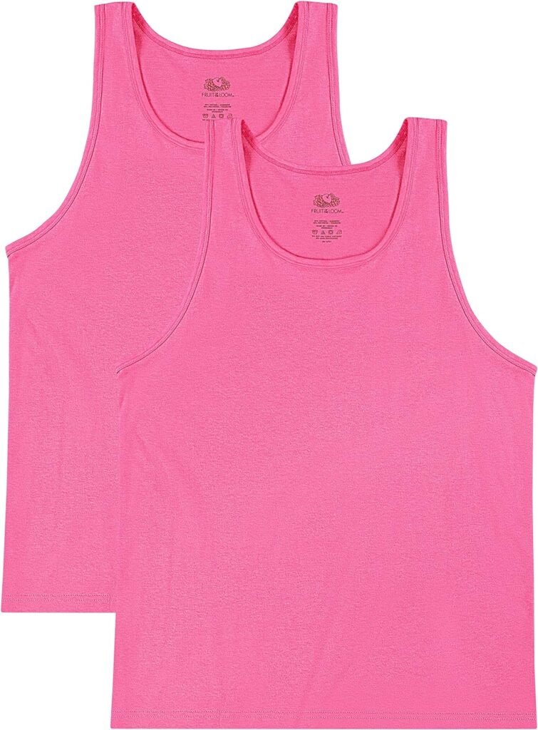 Fruit of the Loom Mens Eversoft Cotton Sleeveless T Shirts, Breathable  Moisture Wicking with Odor Control, Sizes S-4x