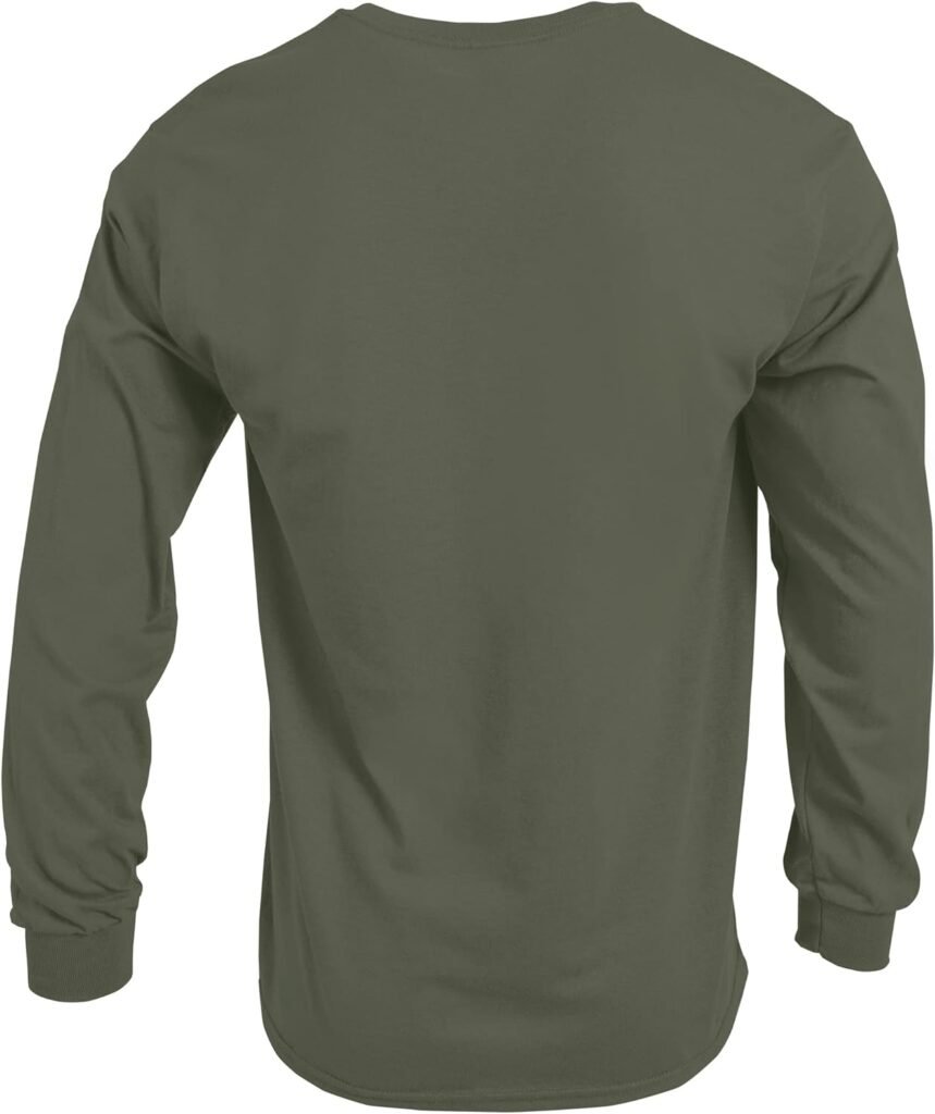 Gildan Adult Ultra Cotton Long Sleeve T-Shirt, Style G2400, Multipack