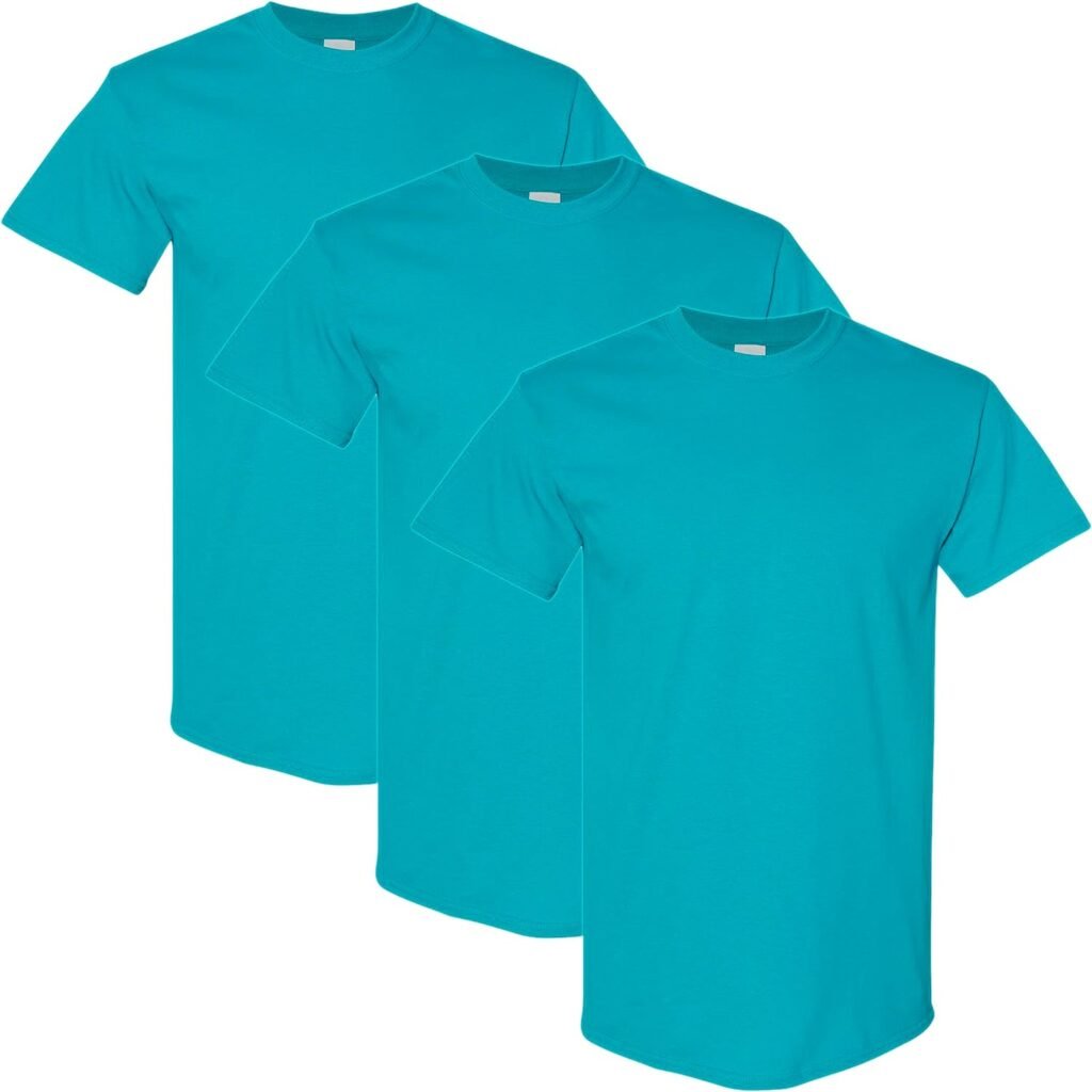 Gildan Mens Heavy Cotton T-Shirt, Style G5000, Multipack