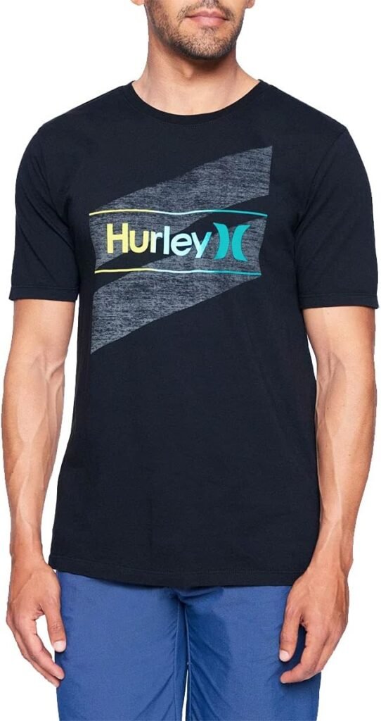 Hurley Mens Icon Slash Gradient T-shirt