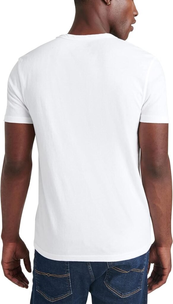 Lucky Brand Mens Venice Burnout Notch Neck Tee Shirt