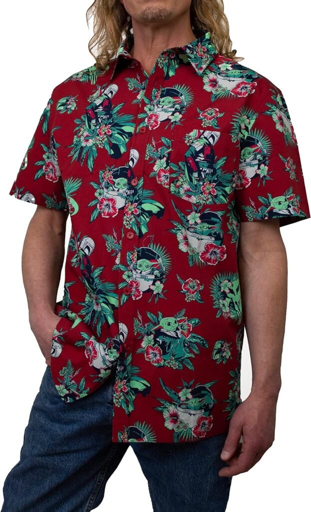 STAR WARS Mens Button Down Shirt